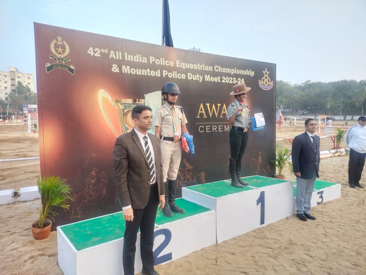   केरिपु बल घुडसवारी टीम की अखिल भारतीय पुलिस प्रतियोगिता-2024 में उपलब्धि